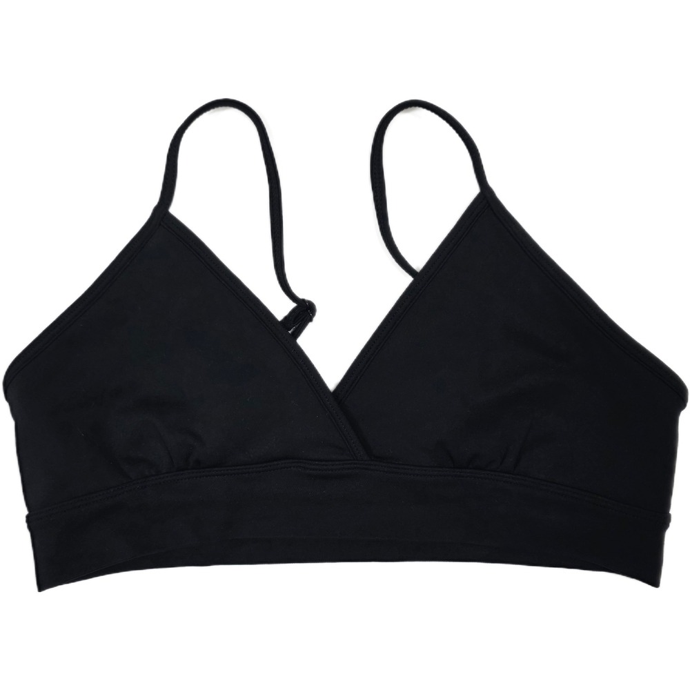 Yogalicious Women's Size L Black Bralette w/Adjustable Straps